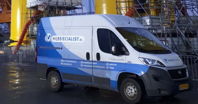 Hijsspecialist.nl voert MPI onderzoek uit op 30 meter hoogte