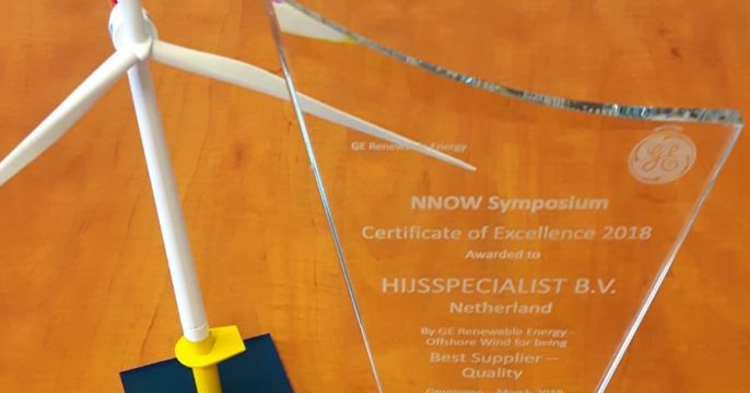 GE award “Best Supplier Quality” voor Hijsspecialist.nl