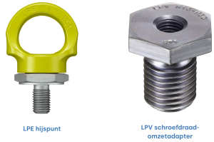 LPE hijspunt en LPV schroefdraad-omzetadapter