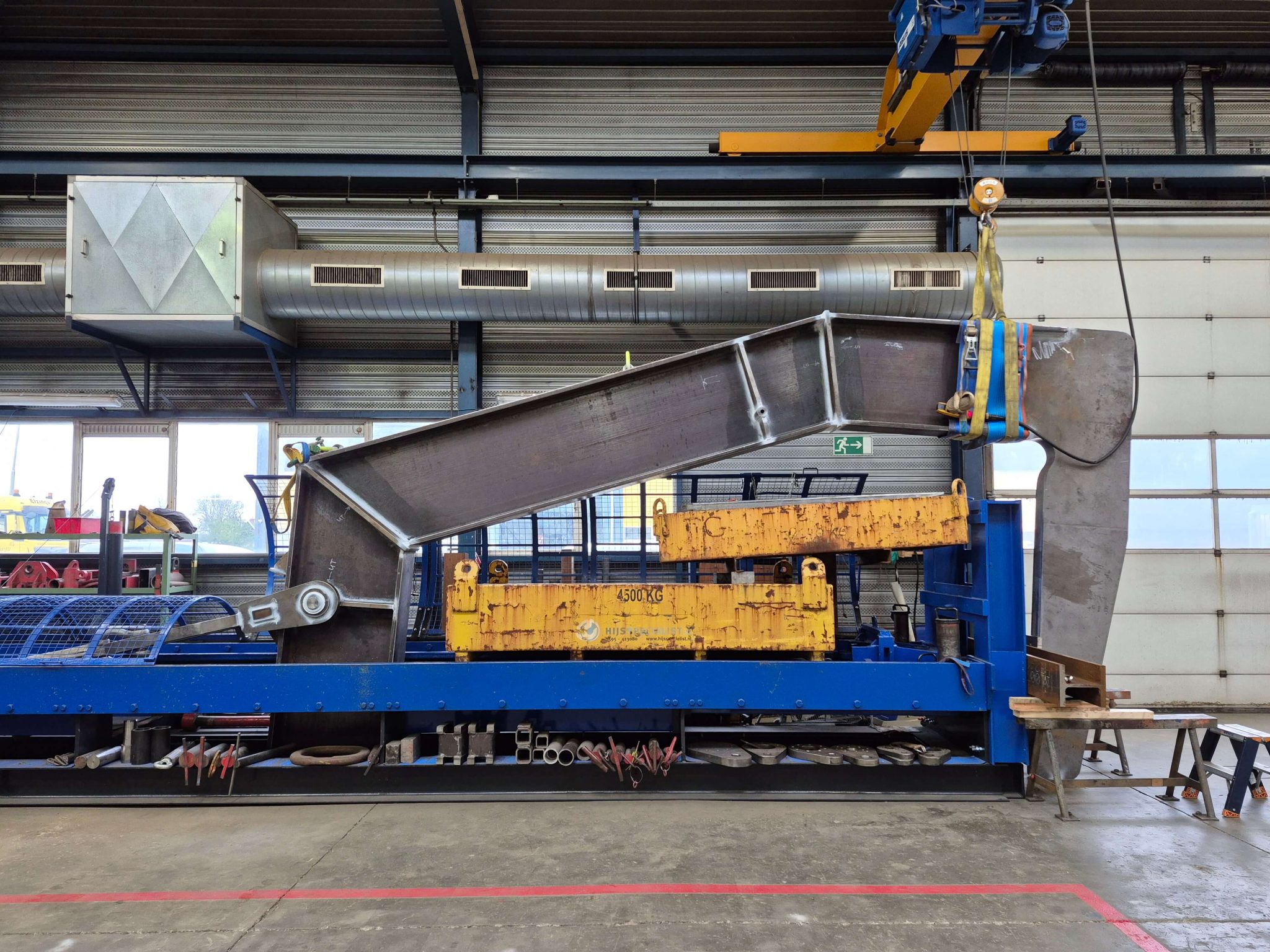 Loadtest Loadtest coilhaak voor Tata Steel - Hijsspecialist