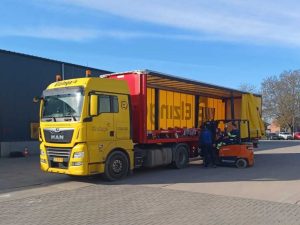Containerspreaders voor Wagenborg